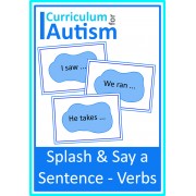 Say a Sentence Puddle Prompts - Verbs